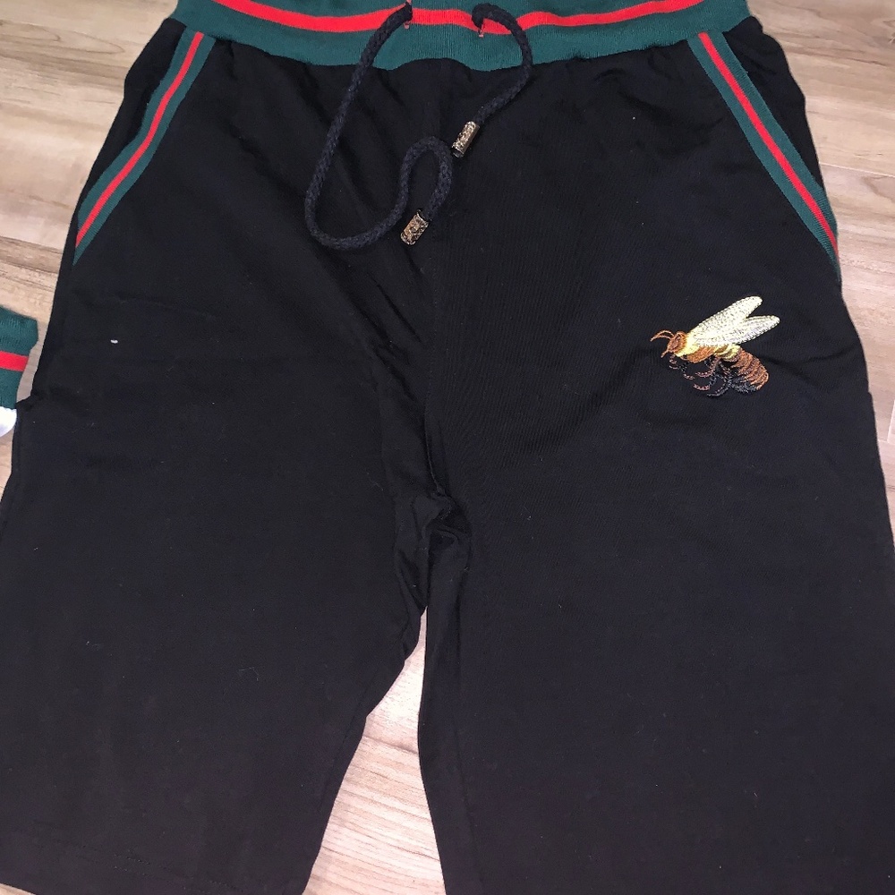 Black gucci shorts real